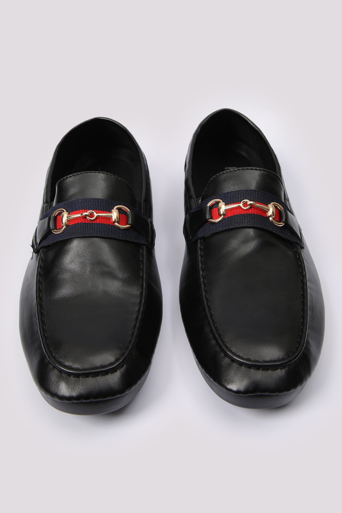 BLACK SOFT LEATHER MOCASSIN