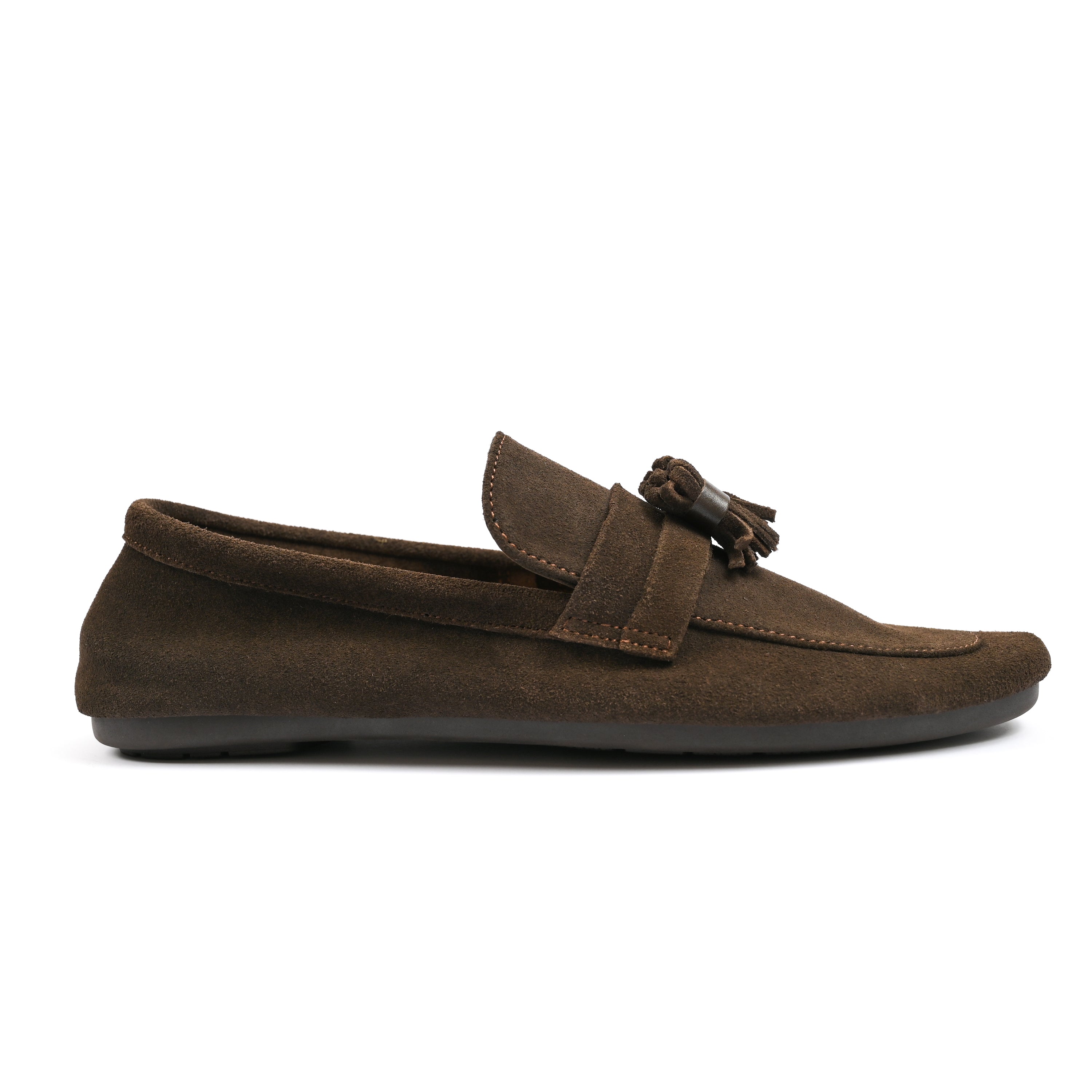 SUEDE LEATHER TASSEL MOCCASIN