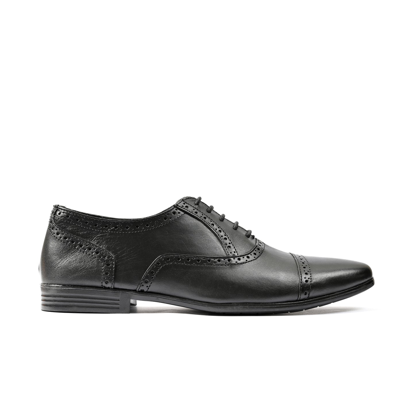 BLACK OXFORD LEATHER SHOES