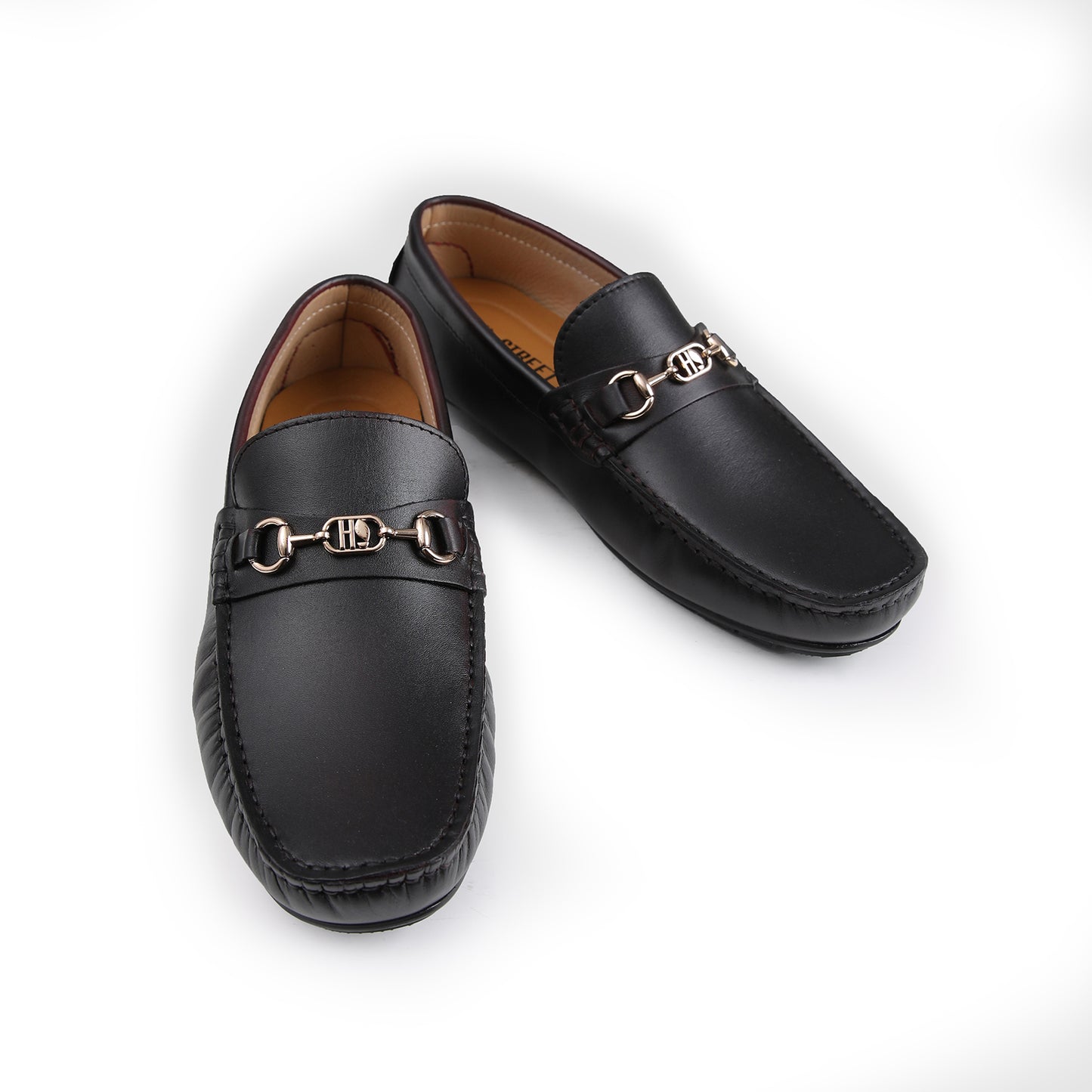 TWO TONE LEATHER LOAFERS