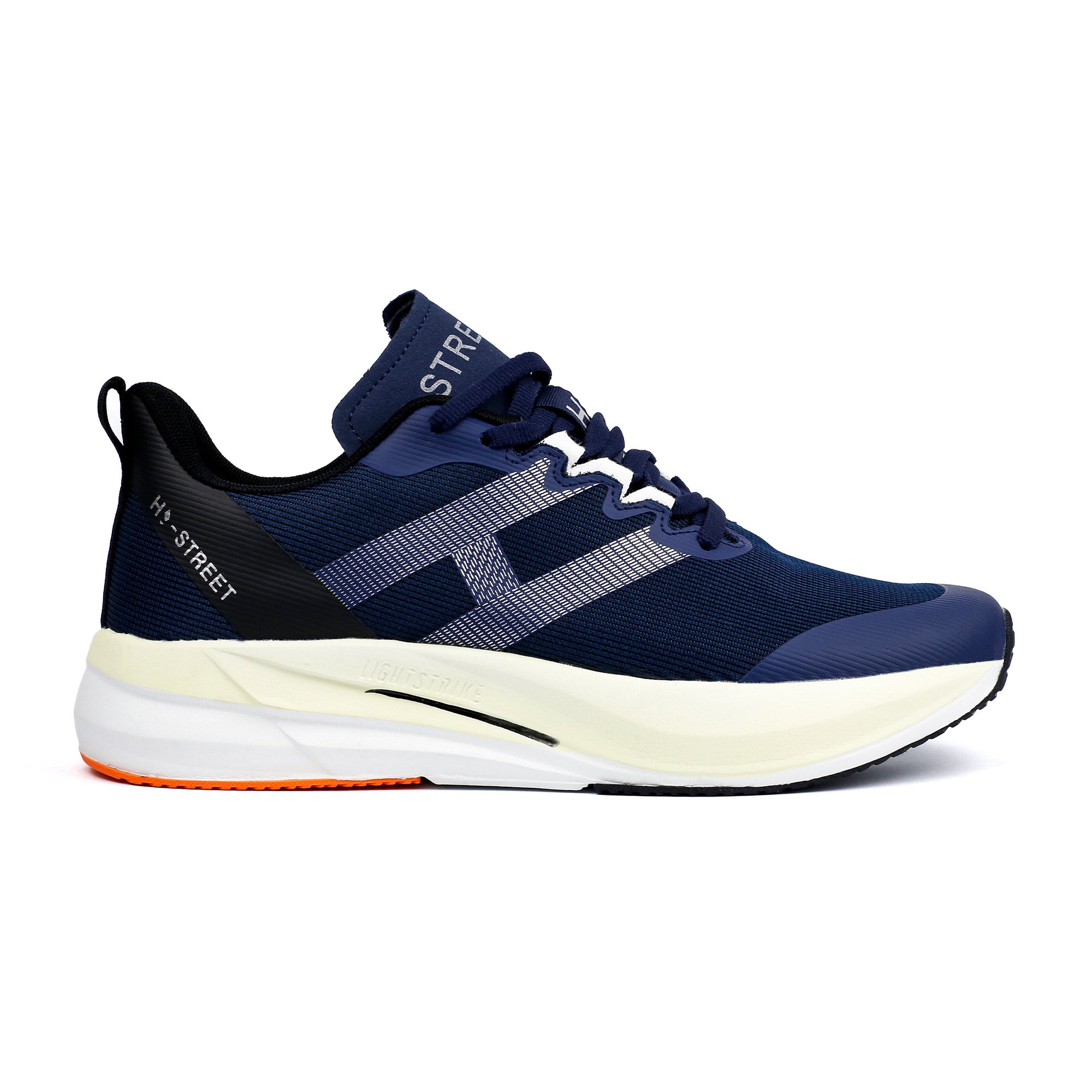 BLUE LACE UP TRAINER SHOES