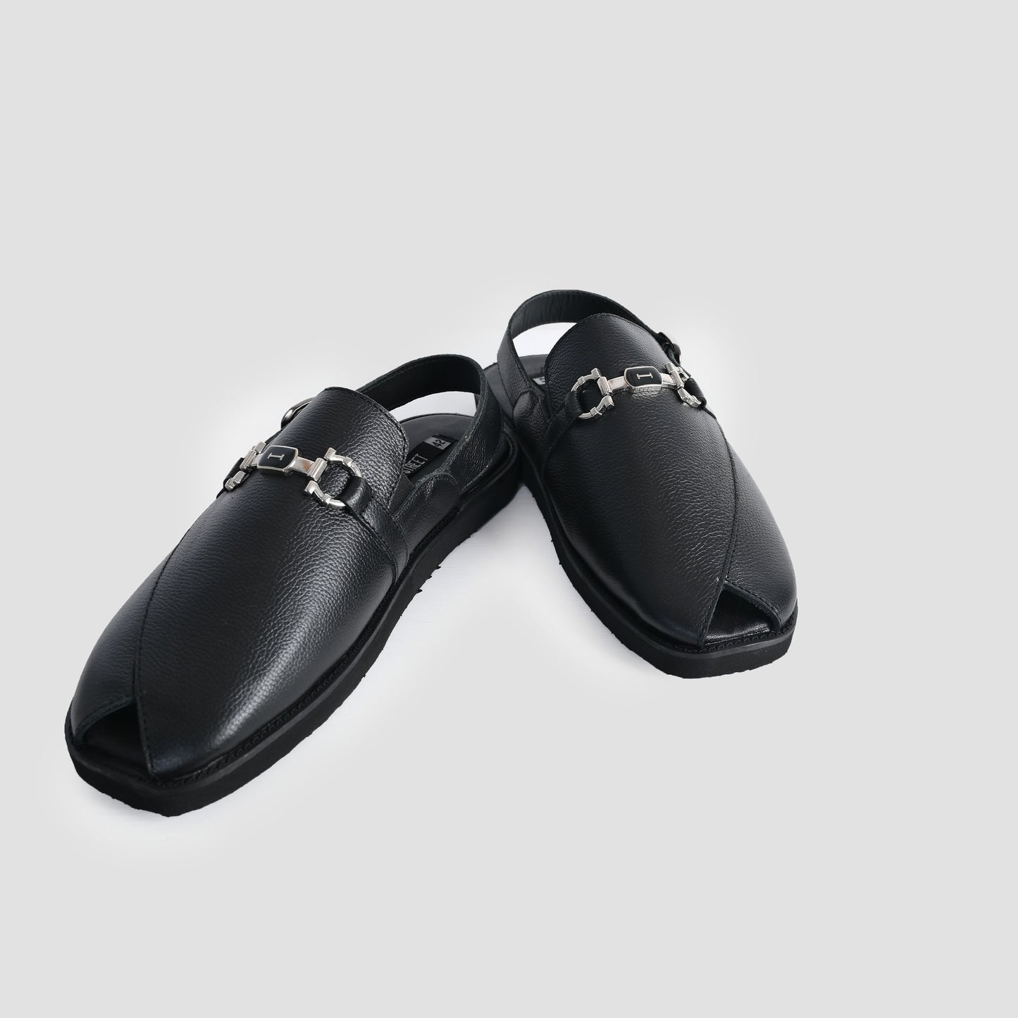 male leather slippers