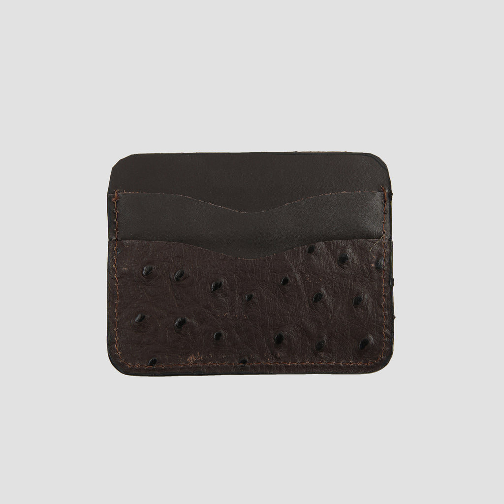 TEXTURED LEATHER CARD HOLDER