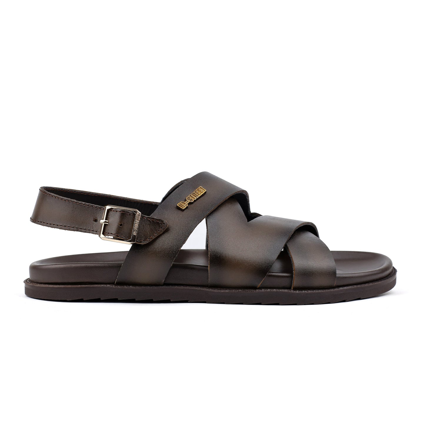 TWO TONE LEATHER SANDAL