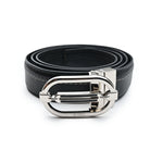 CONTRAST STITCHED LEATHER BELT