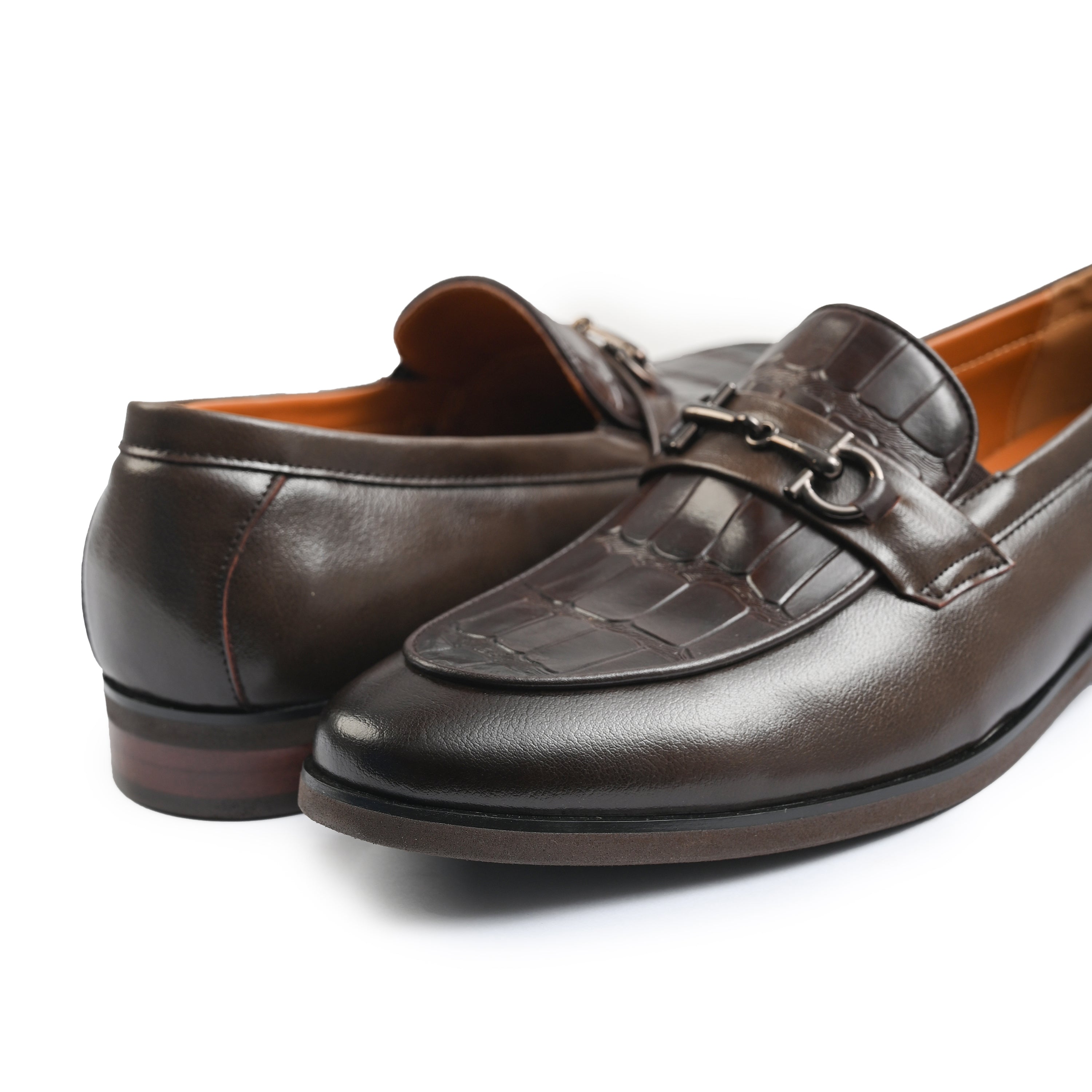 BROWN MULTI LEATHER SHOES