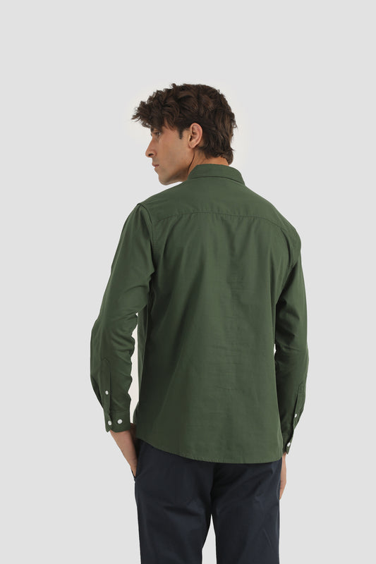 GREEN COTTON SHIRTS