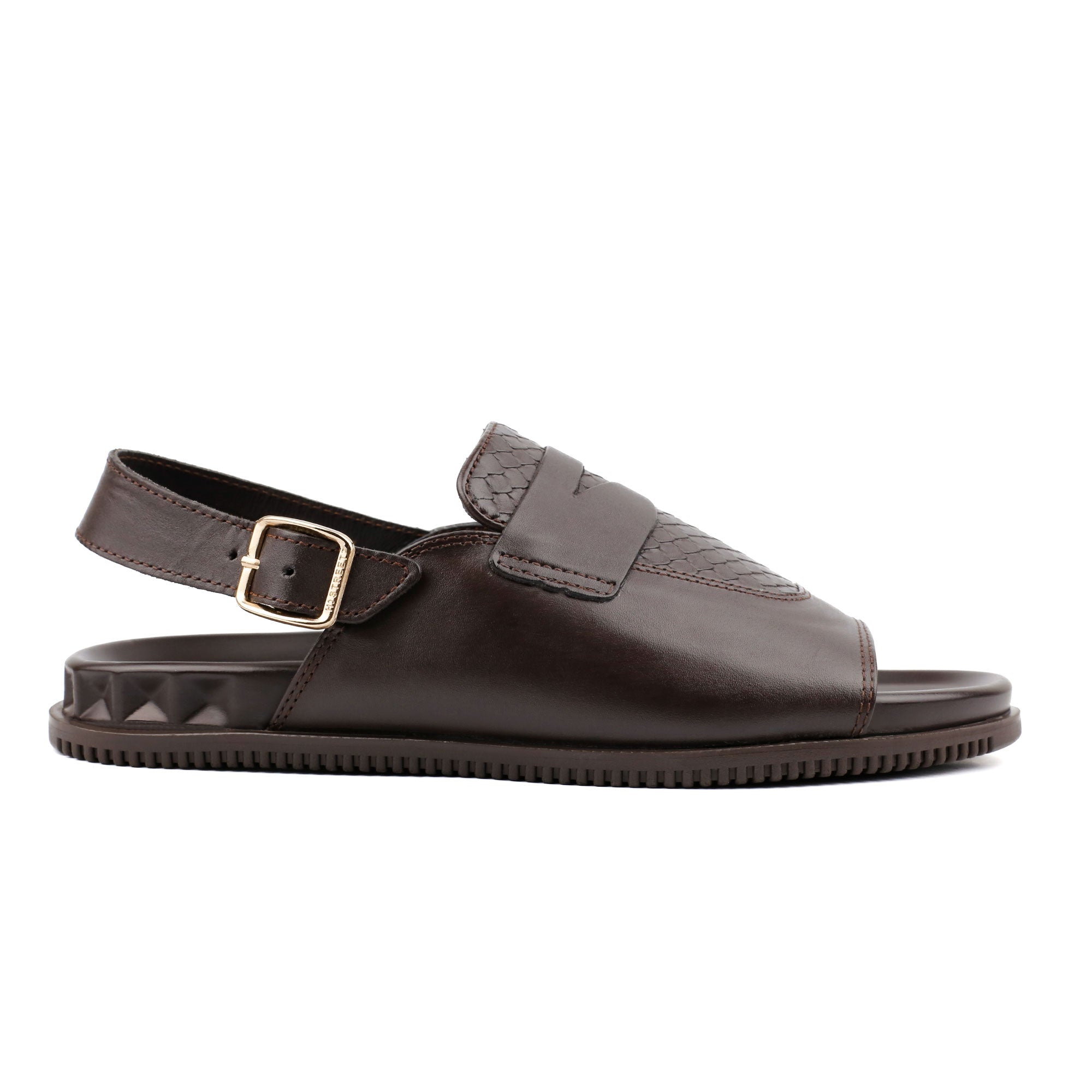 SPLIT LEATHER EVA SANDAL