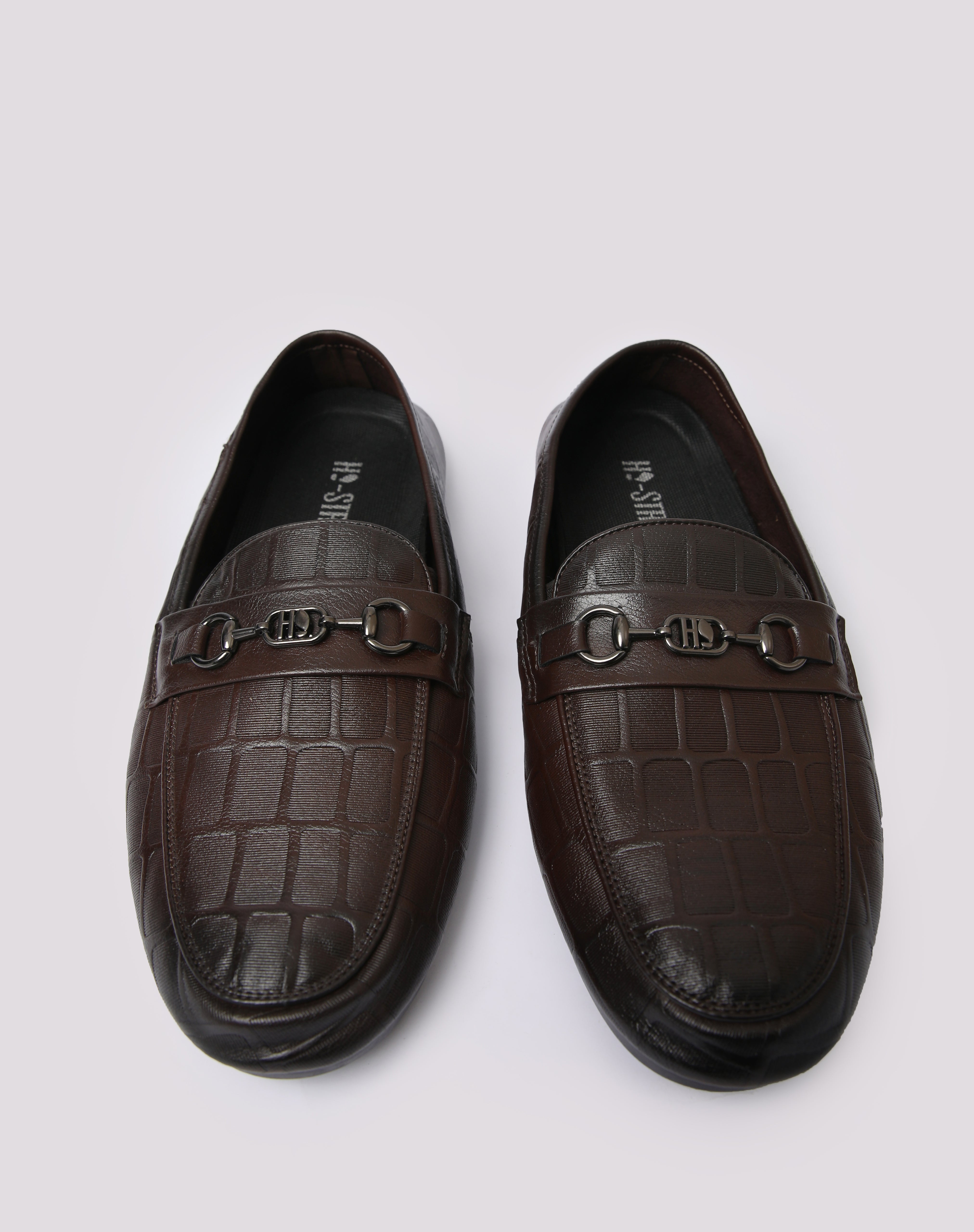 BROWN SOFT LEATHER LOAFERS