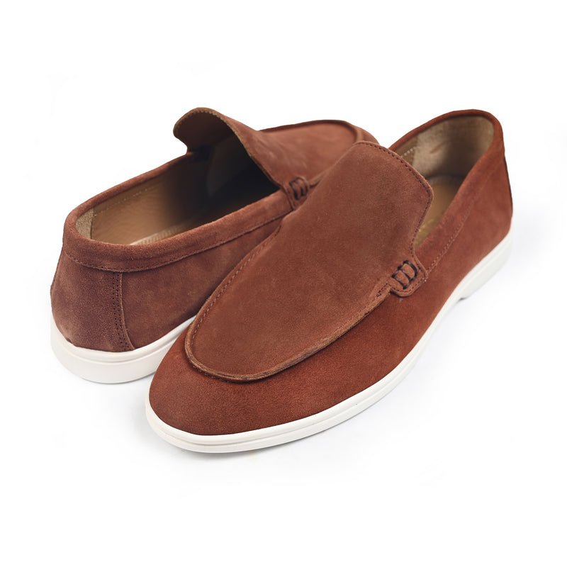 ORANGE SUEDE OLD MONEY SHOES