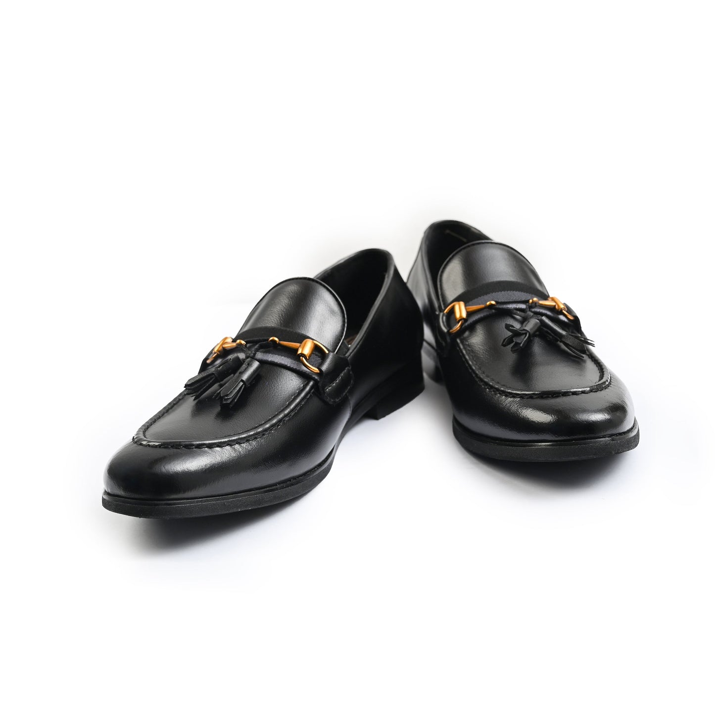 BLACK SNAFFLE TRIM SHOES