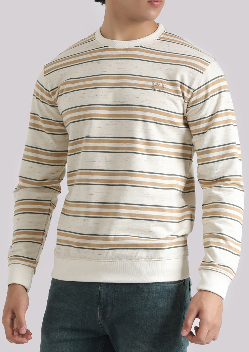 MULTI STRIPPED SWEAT SHIRT