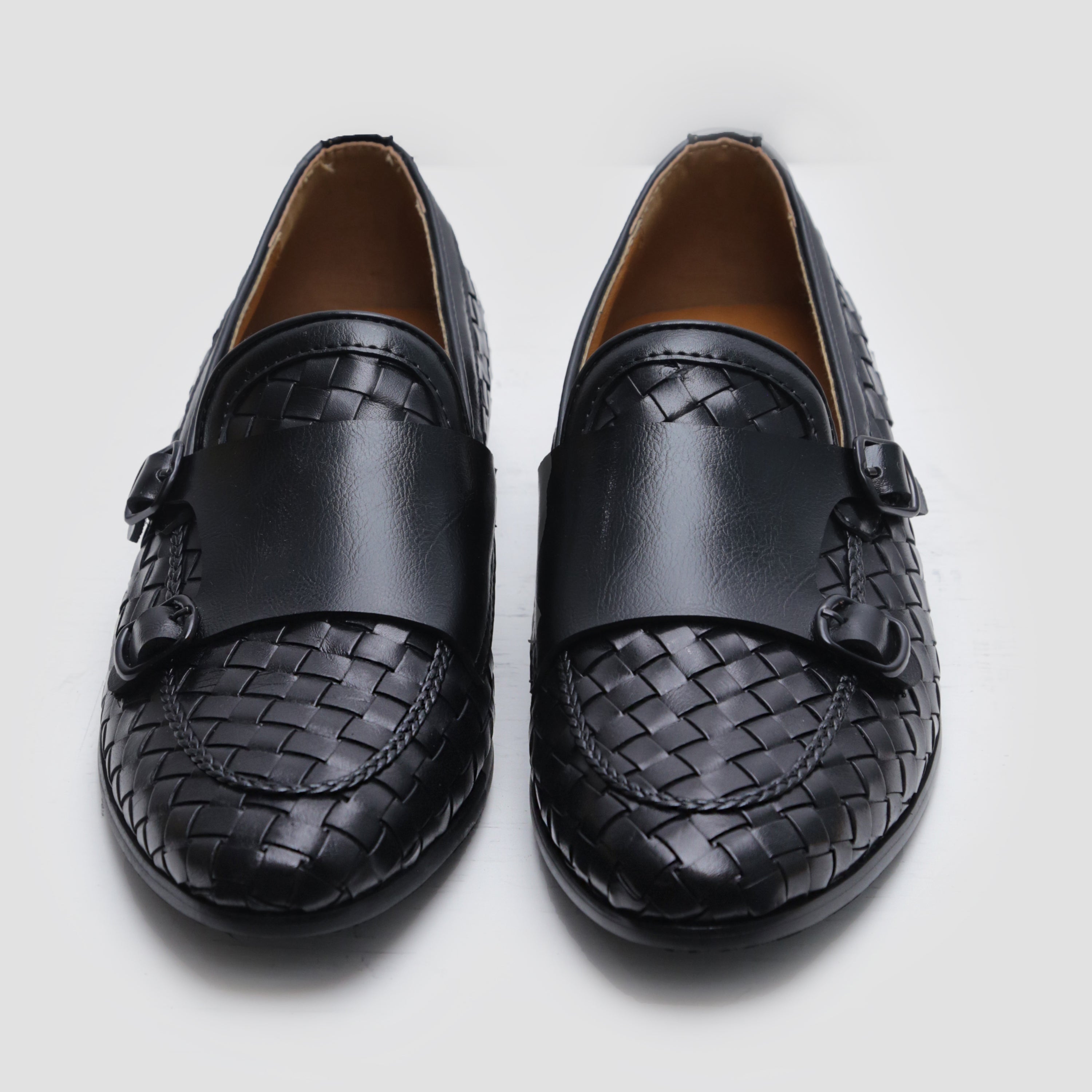 DOUBLE MONK BRAIDED SHOES