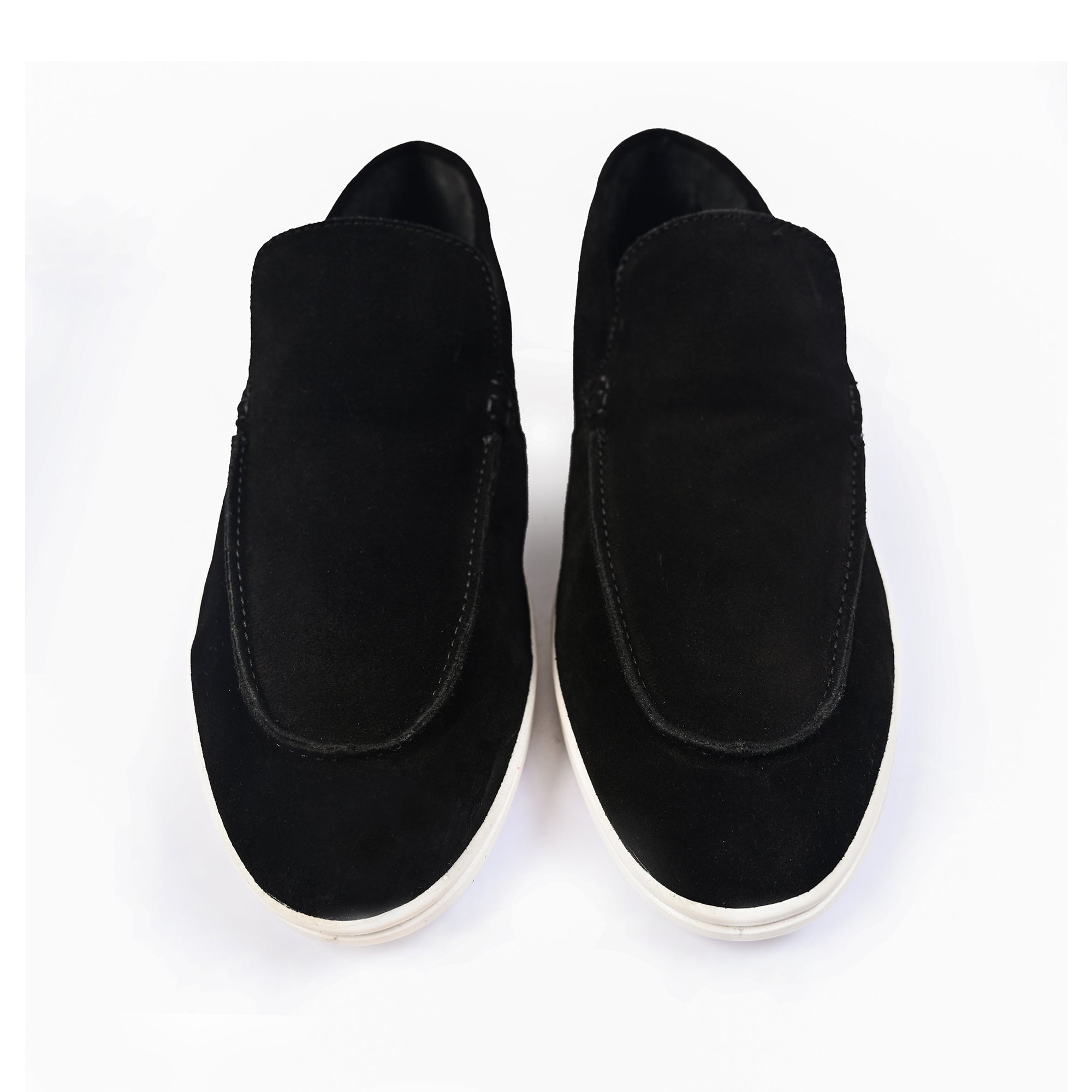 BLACK SUEDE OLD MONEY SHOES