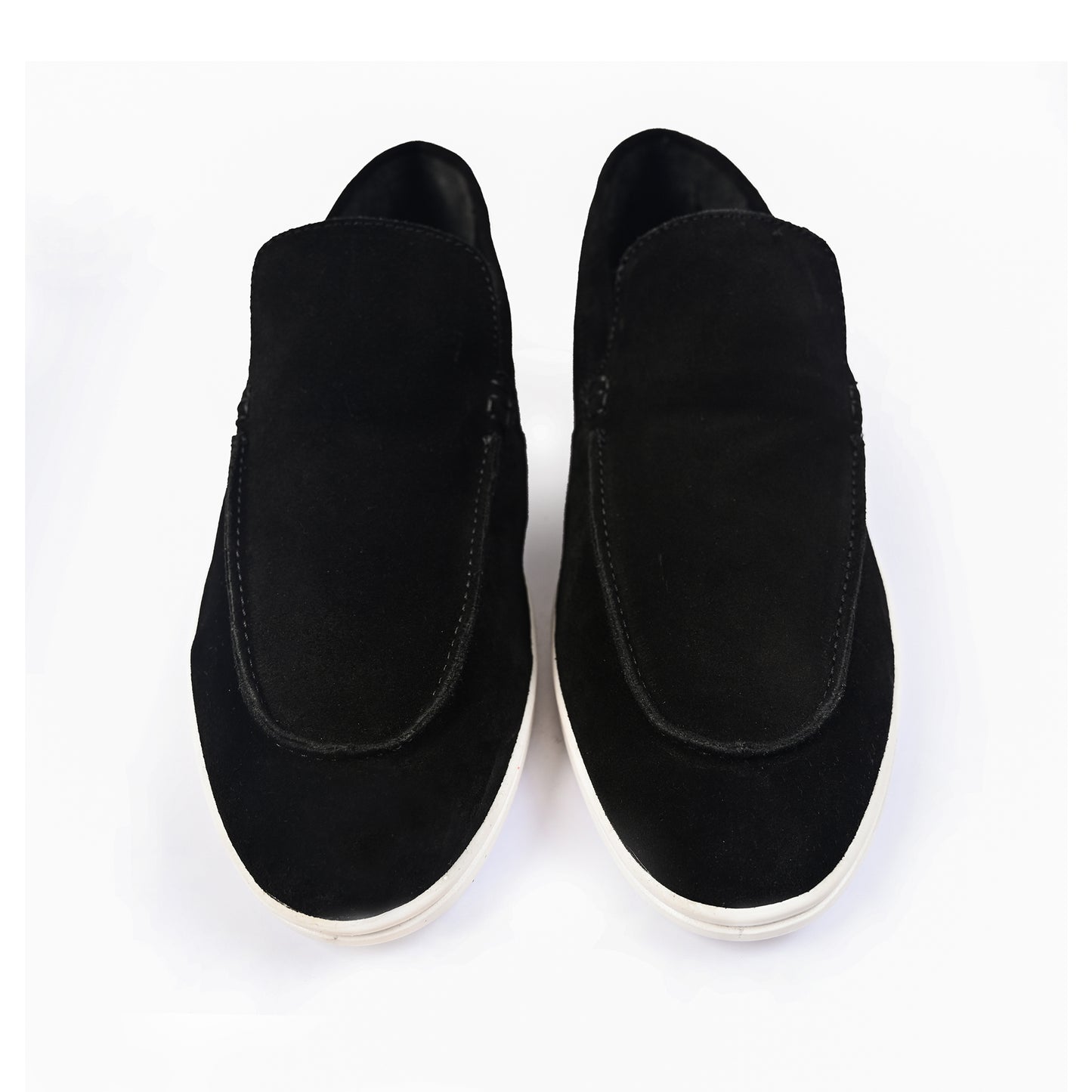 BLACK SUEDE OLD MONEY SHOES