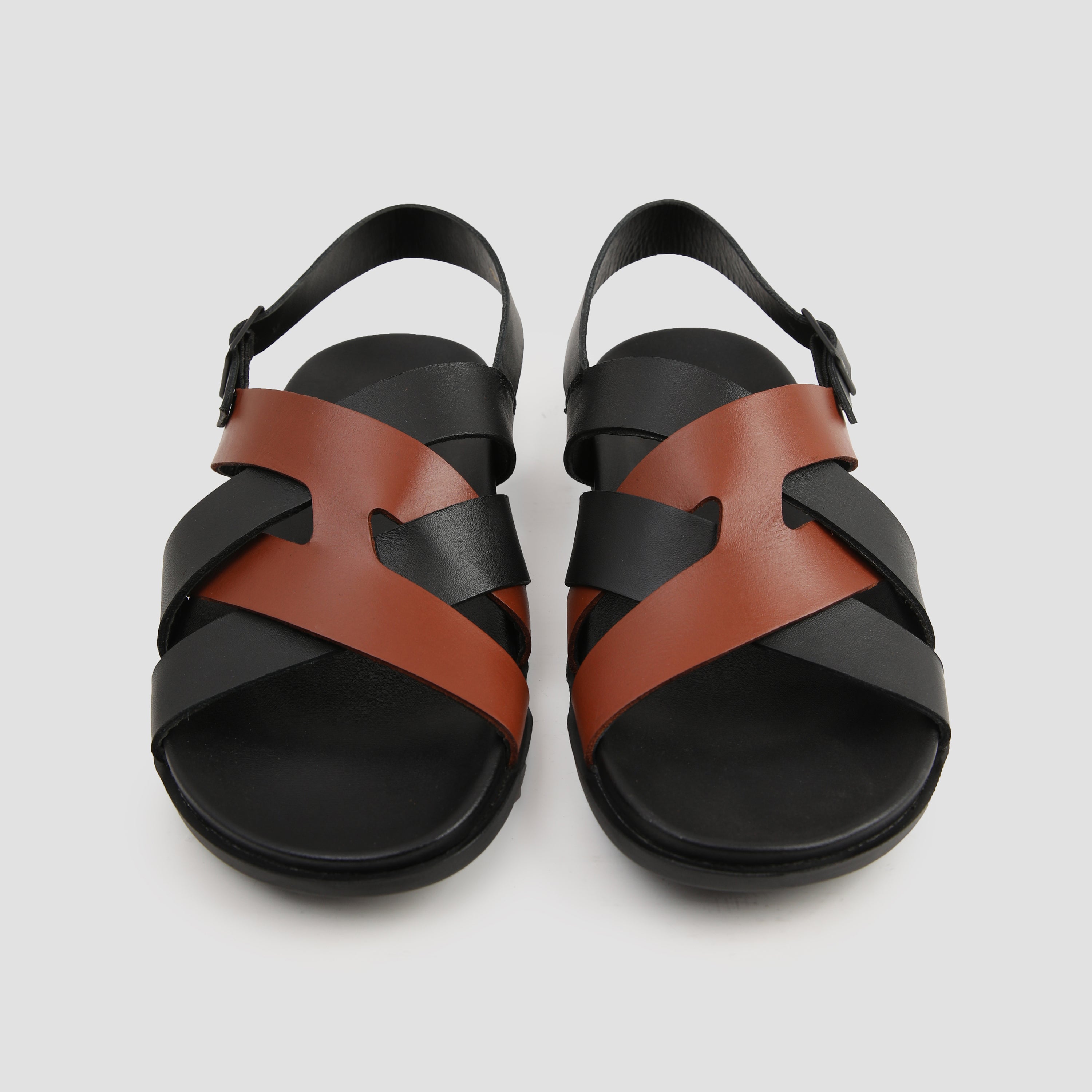 MULTI CROSS STRIPED COMFORT SANDAL