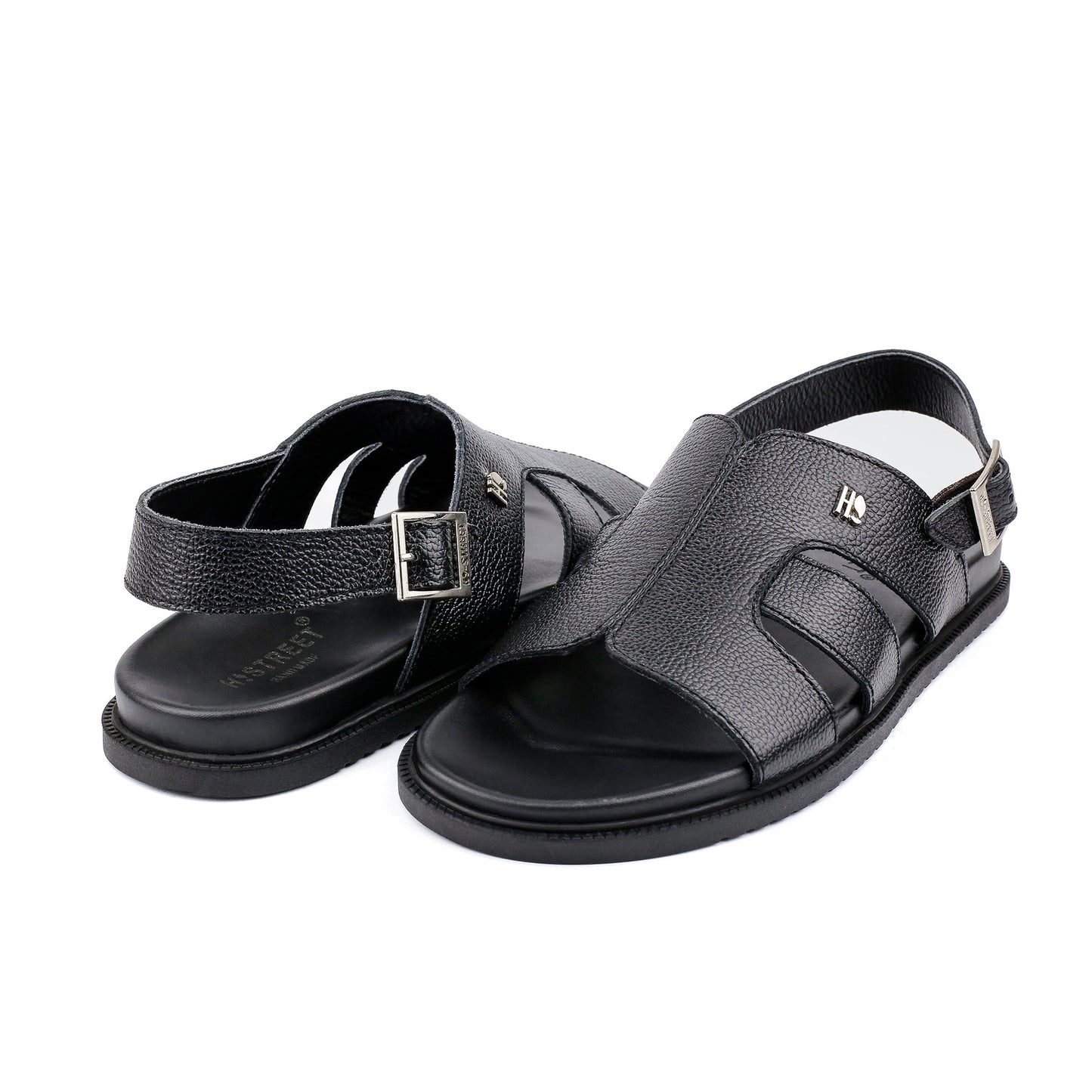 MILLED LEATHER SOFT SANDAL