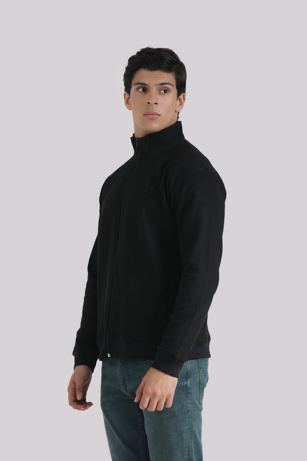 MONK NECK JACKET