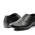 BLACK OXFORD LEATHER SHOES