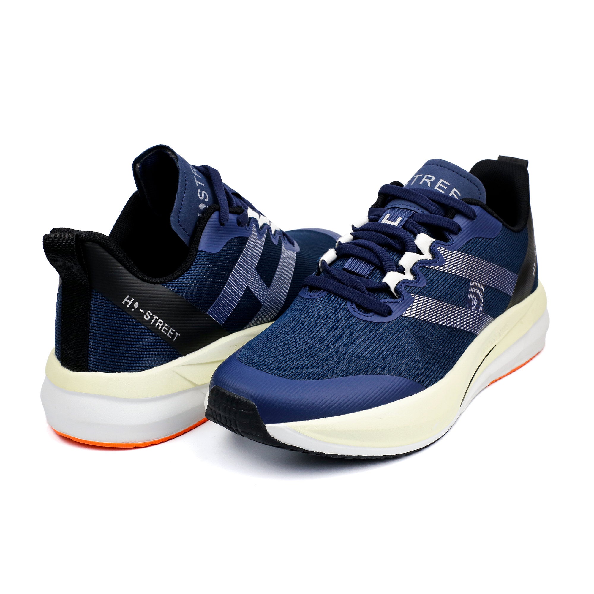 BLUE LACE UP TRAINER SHOES
