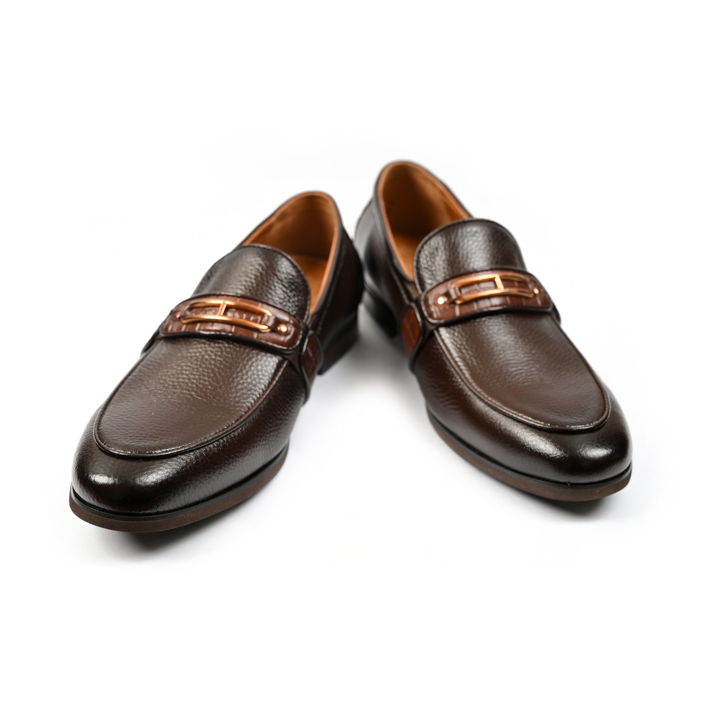 BROWN MILT LEATHER SHOES