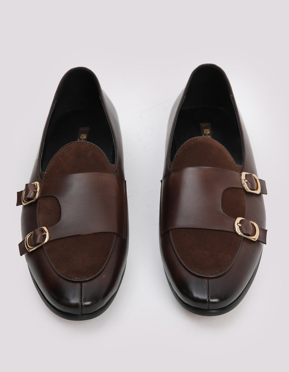 DOUBLE MONK LEATHER SHOES