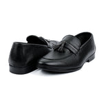 CONTRAST TASSEL LEATHER SHOES
