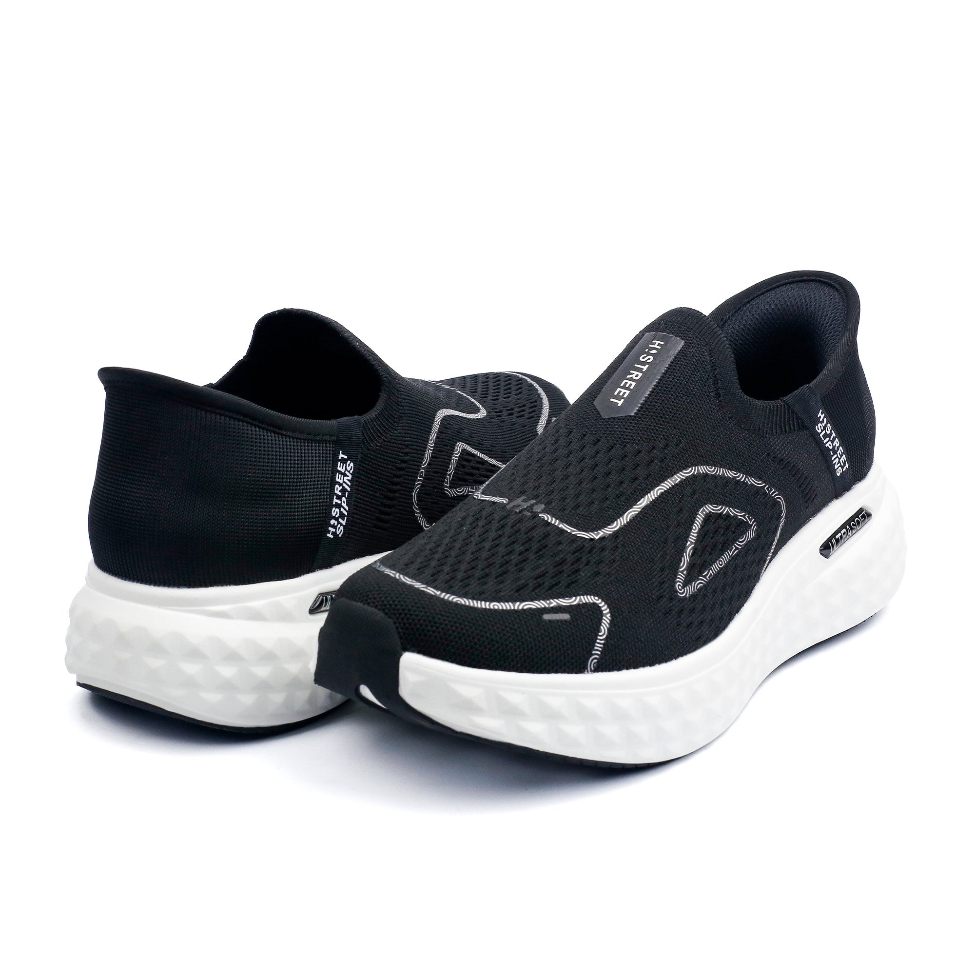 BLACK HAND FREE SHOES