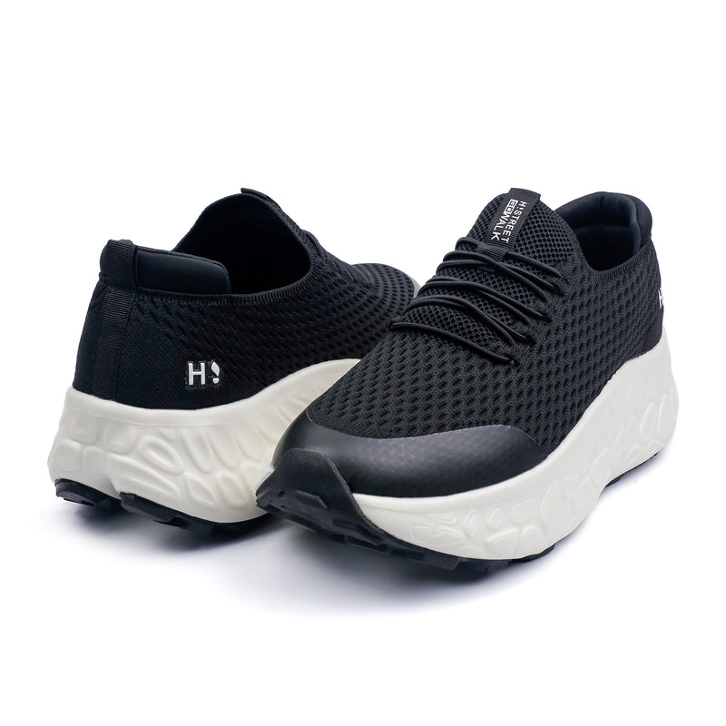 BLAC SLIP ONS SHOES