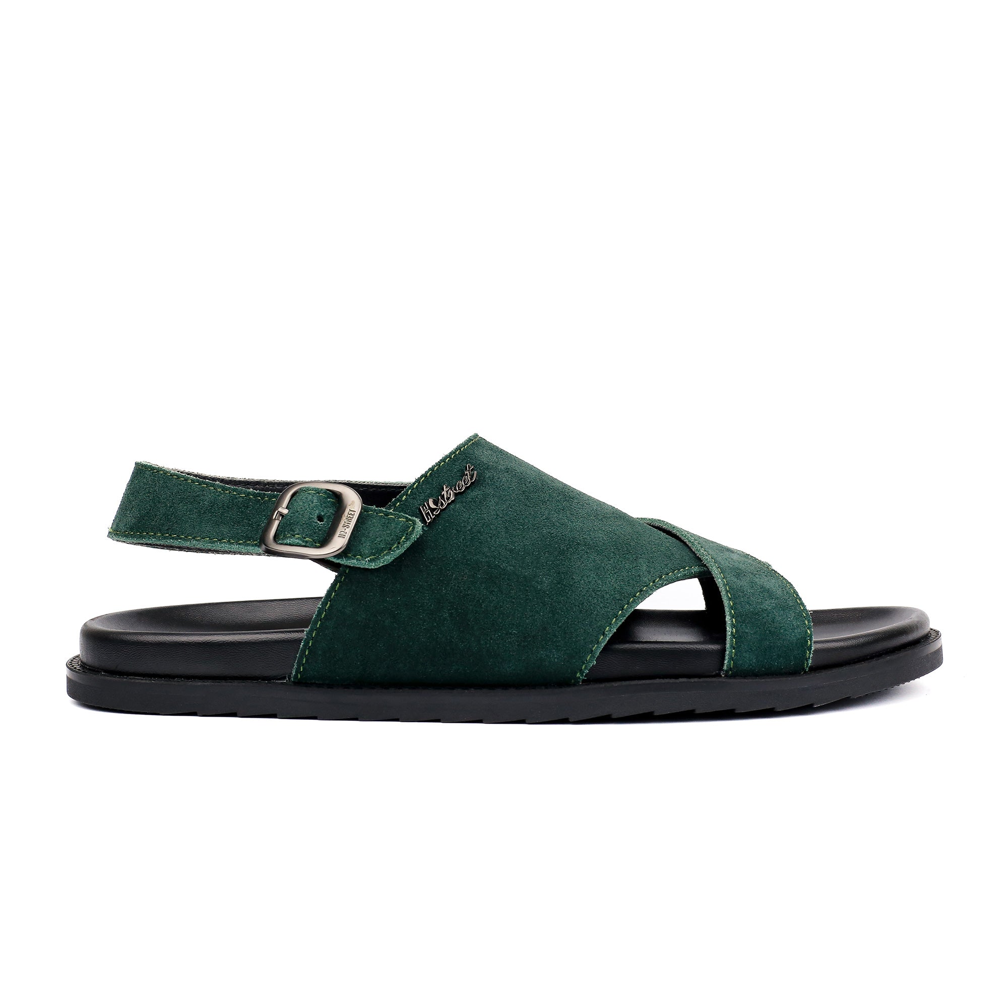 SUED LEATHER COMFORT SANDAL