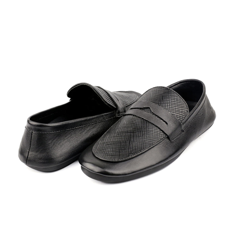 SPLIT SOFT LEATHER LOAFERS