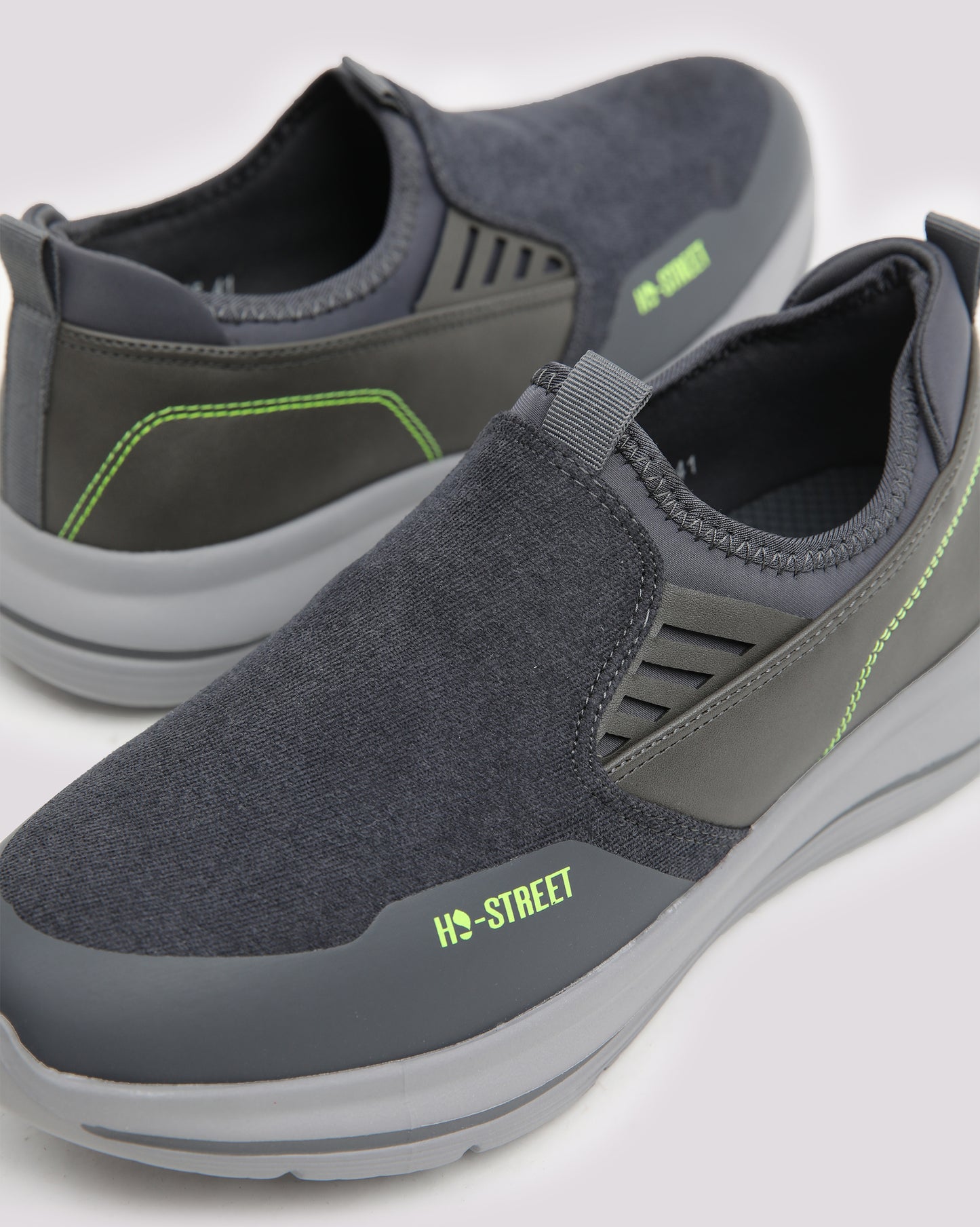 Grey Fabric Trainer