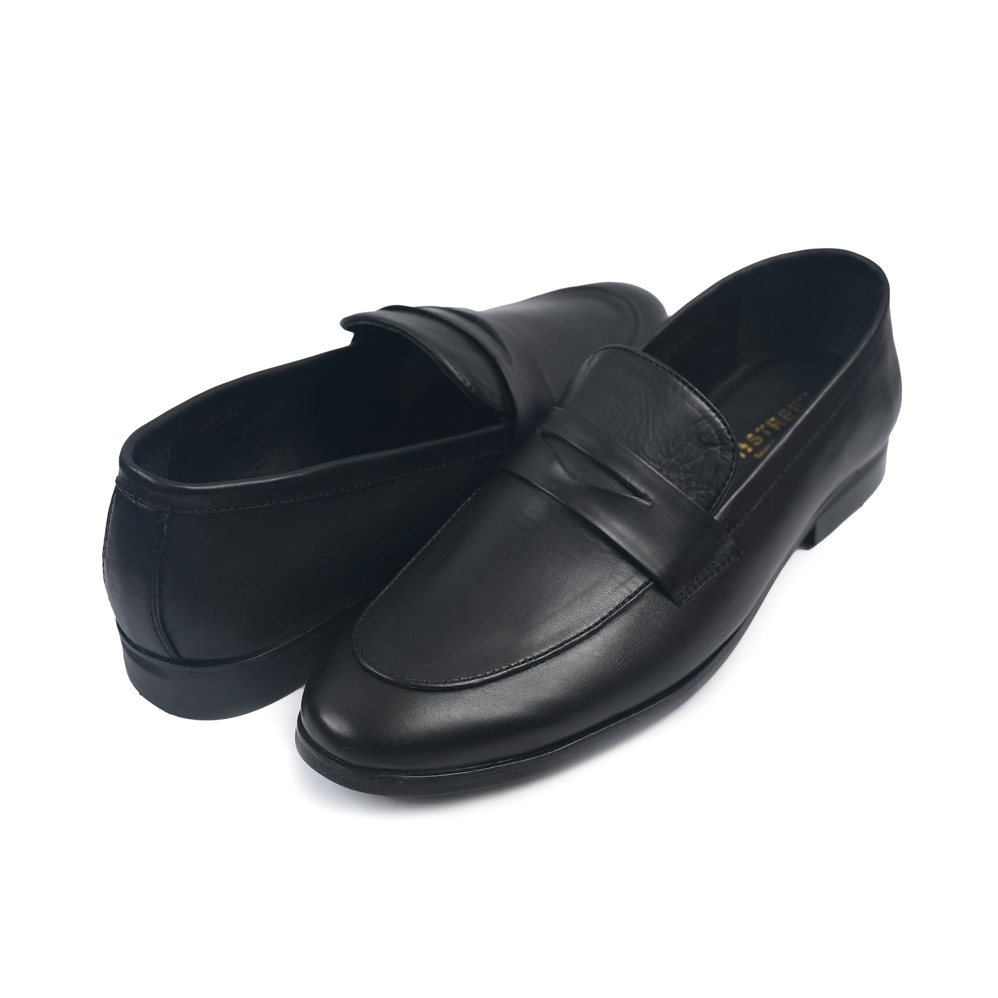 BLACK SOFT LEATHER LOAFER