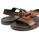 brown sandals