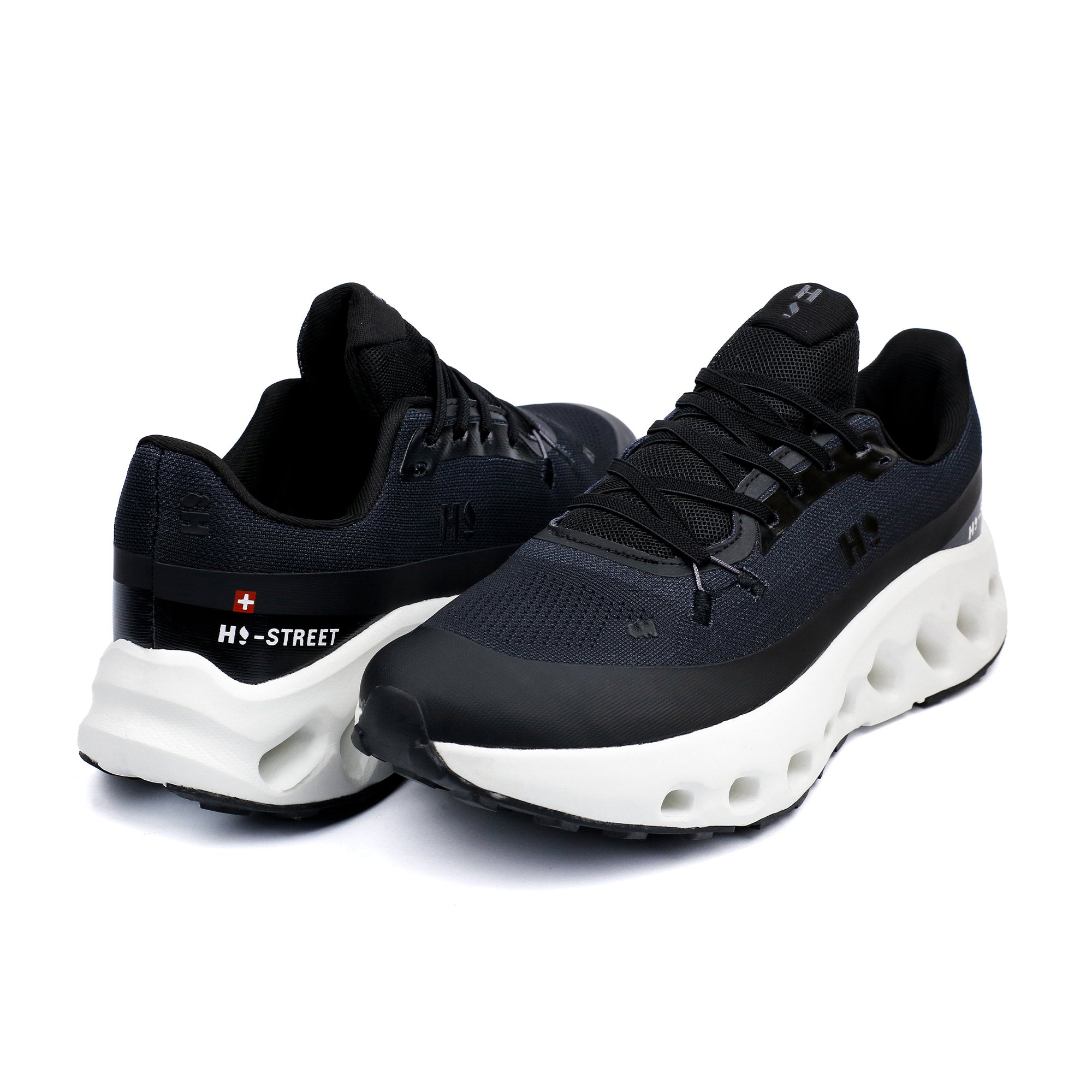 BLACK ULTRA CUSHIONING SHOES