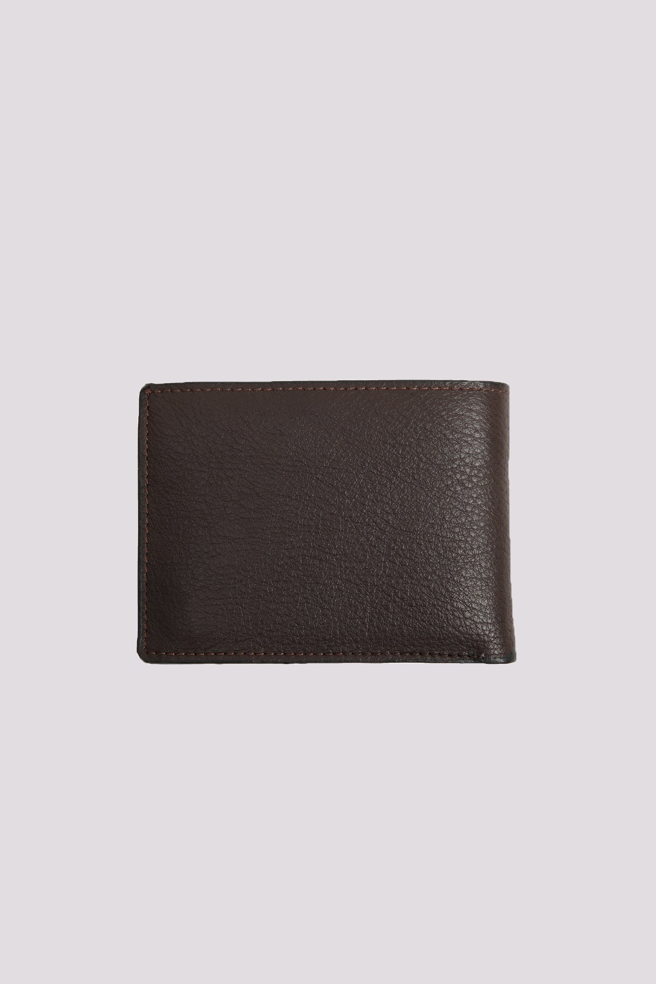 Brown Textured Leather Wallet