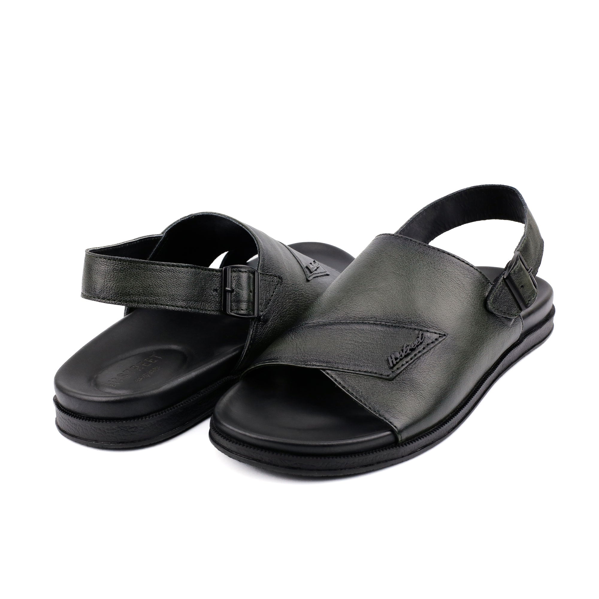 ANILINE LEATHER EVA SANDAL