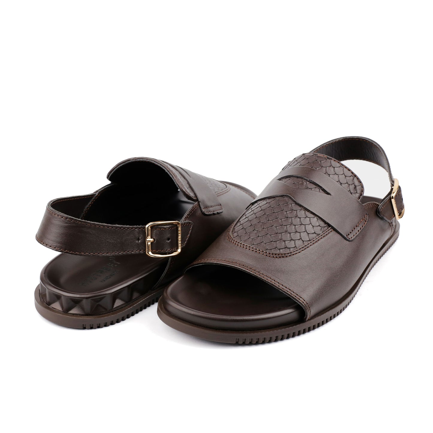 SPLIT LEATHER EVA SANDAL
