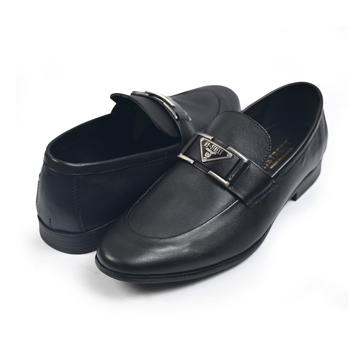 BLACK ANILINE LEATHER SHOES