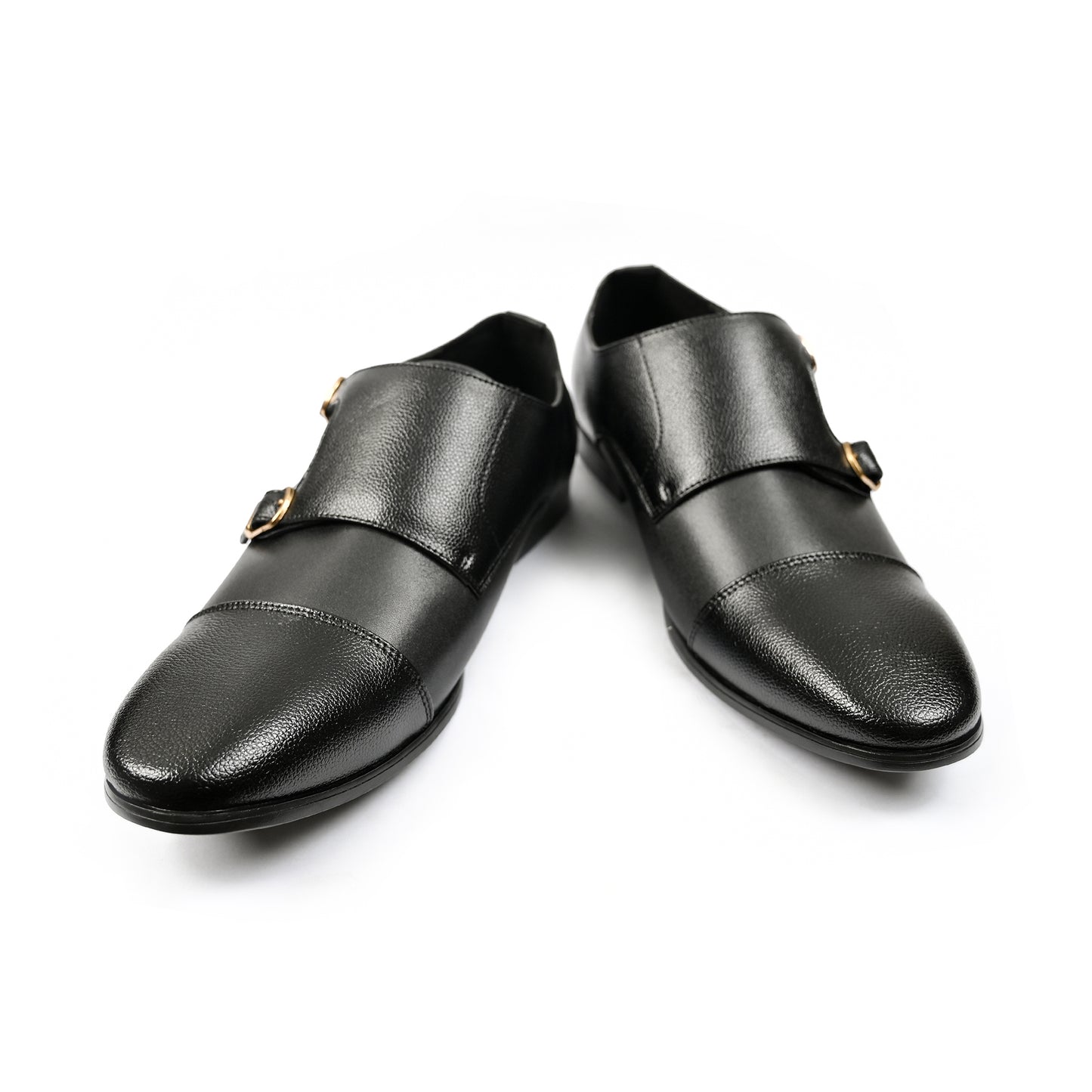 DOUBLE MONK LEARTHER SHOES