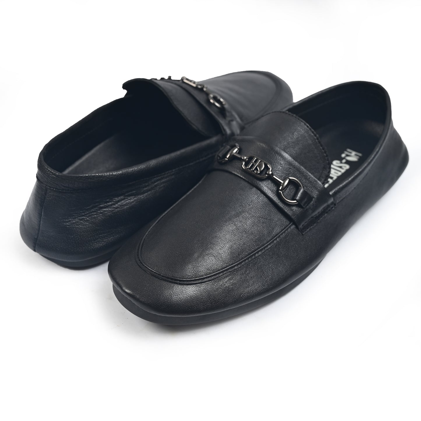 BLACK SHEEP LEATHER LOAFERS