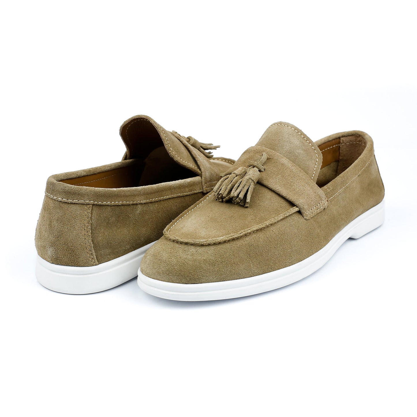 TASSEL SUEDE LEATHER LOAFERS