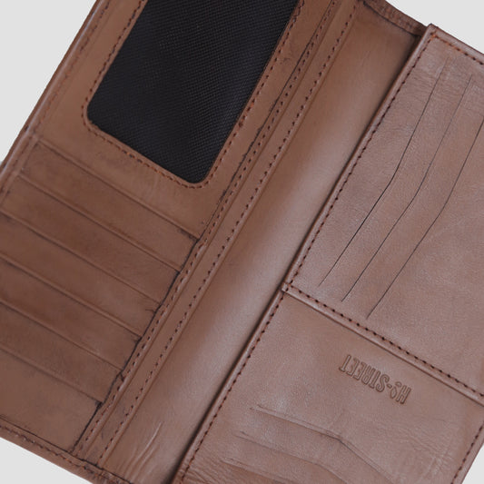 BROWN LEATHER WALLET