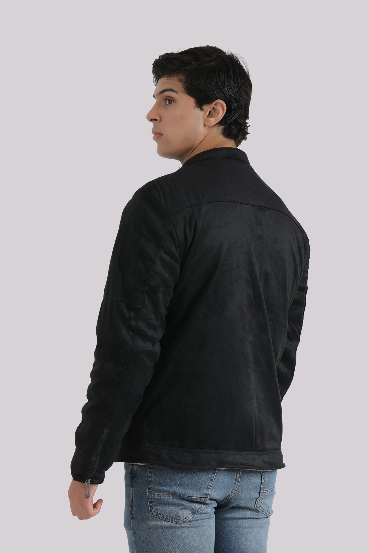 BLACK SUEDE JACKET