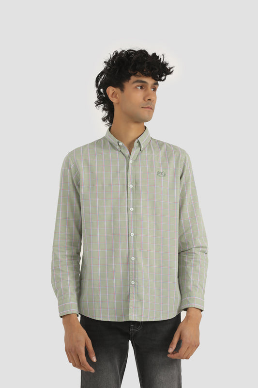 BUTTON DOWN CHECK SHIRT