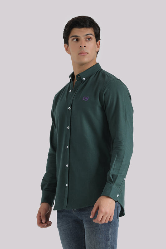 BUTTON DOWN LOGO SHIRT