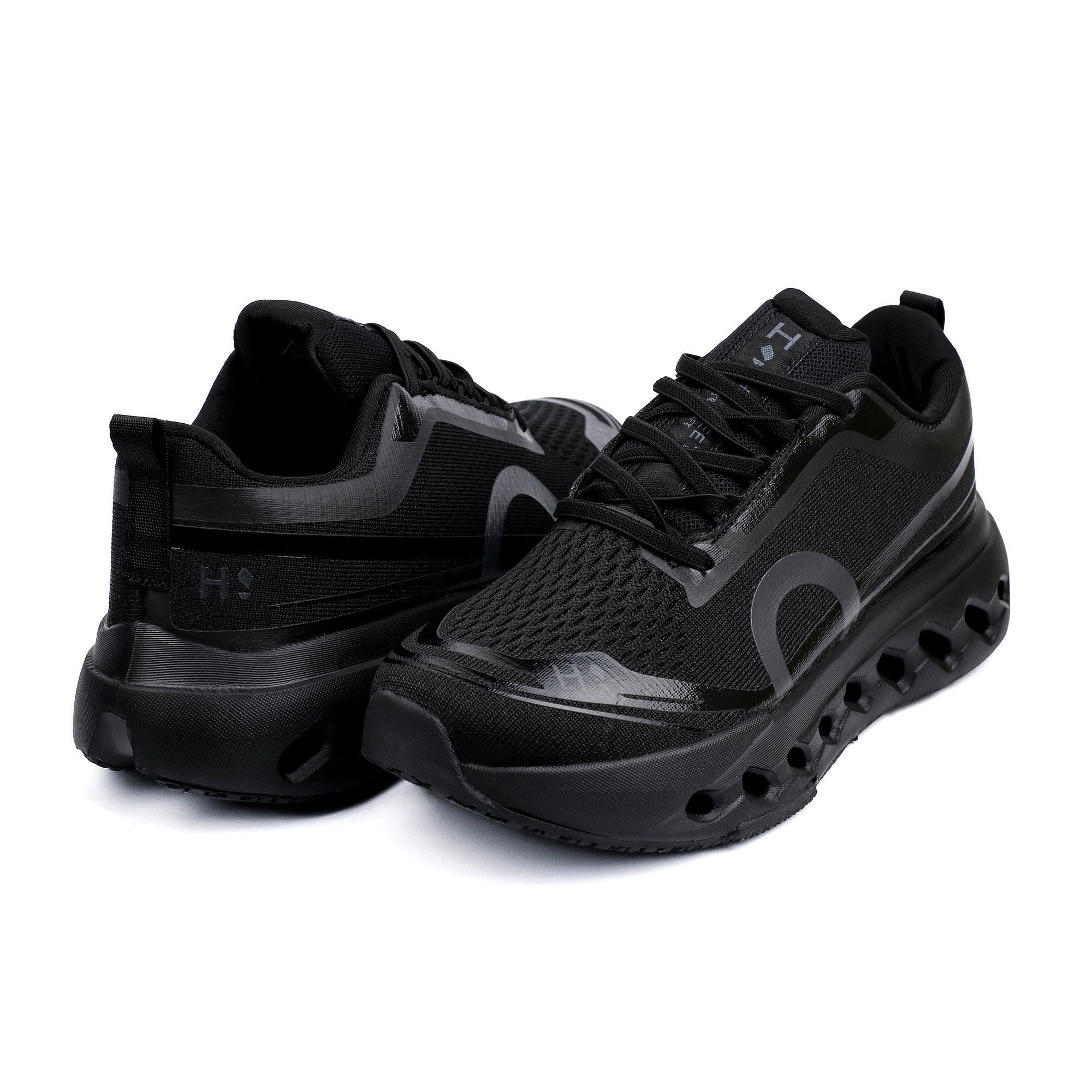 BLACK ULTRA CUSHIONING SHOES