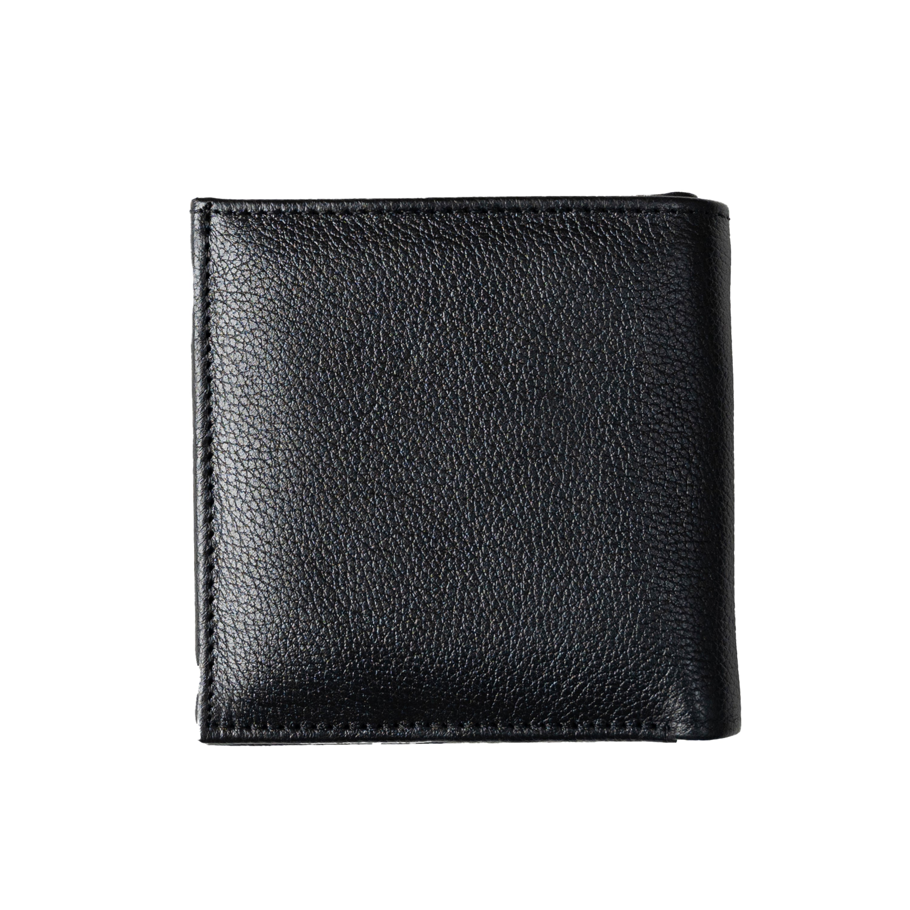 BLACK MILT LEATHER WALLET