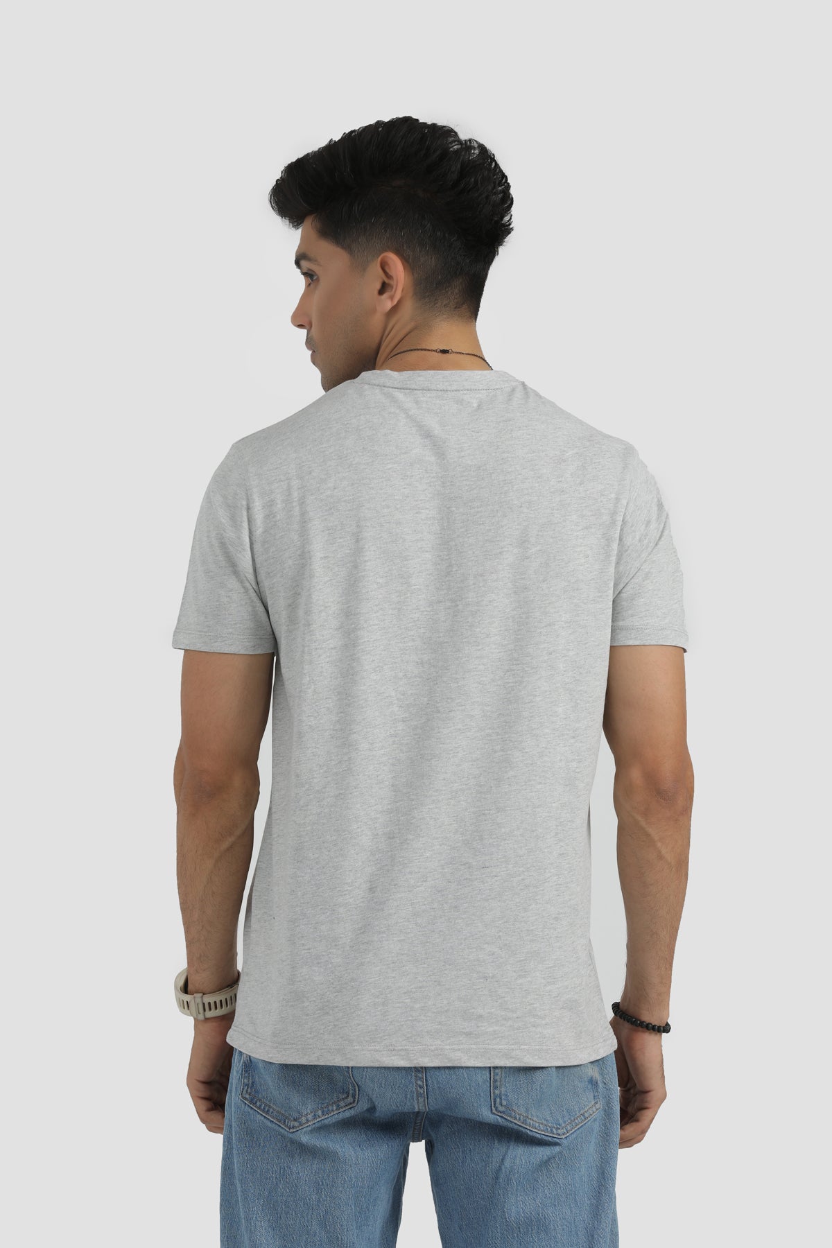 GREY GHRAPHIC T-SHIRT