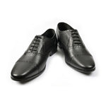 BLACK OXFORD LEATHER SHOES